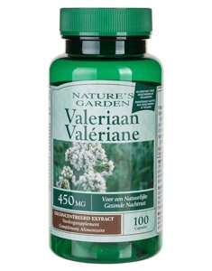 Корінь валеріани Nature's Garden Valeriaan 450 мг 100 капсул