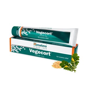Крем рослинний від екземи Himalaya Vegecort Cream