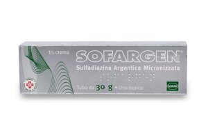 Крем із сульфадіазином срібла Софарген Мікронізований Sofargen 30 г