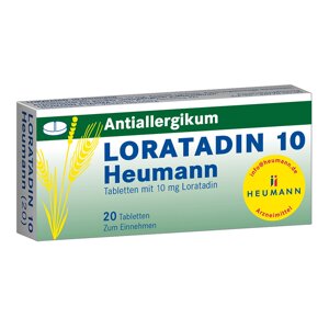 Німецький лоратадін від алергії Loratadin 10 Heumann