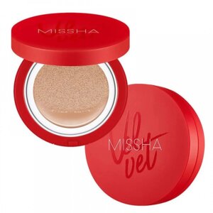 Матуючий тональний кушон Missha Velvet Finish Cushion SPF50+PA (21) 15 мл