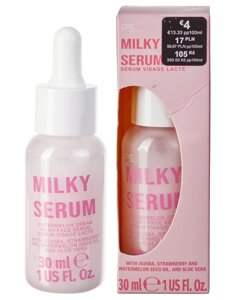 Молочна сироватка для обличчя з маслом жожоба, полуниці та насіння кавуна PS Milky Face Serum Ps
