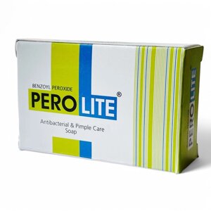 Перолайт Soap з 2,5% бензоїл пероксидом для очищення шкіри, 75г Soap Perolite