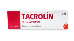 Tacrolin такролімус tacrolimus турецький Протопик 0,1% крем 30г