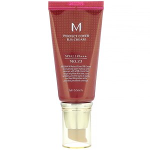 Тональний вв крем, missha, M perfect cover BB cream SPF42 / PA 23, 50 мл