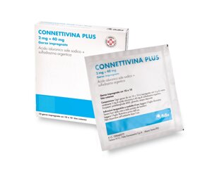 Загоюючий пластир Connettivina Plus Коннеттівіна Плюс упаковка