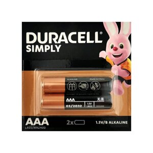 Батарейка Duracell LR03 AAA 2шт (2262)