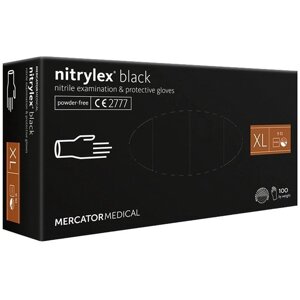 Рукавички нітрилові Nitrylex 100 шт ХL (5602)