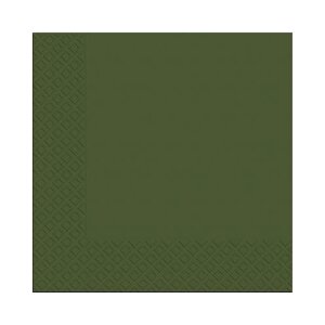 Серветка Марго 18 шт тришарова Зелена (2502)
