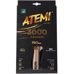 Ракетка для настільного тенісу Atemi 3000 PRO Carbon ECO-Line