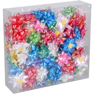 Набір подарункових бантиків Bambi 13-171 4 см перламутрові 95 шт D13-2025