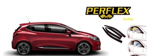 Дефлектори на вікна (вітровики) PERFLEX Toyota Corolla 2013-2018 FD4-TY10