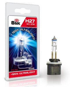 Лампа автомобільна BLIK H27/12V27W PGJ13 +120%