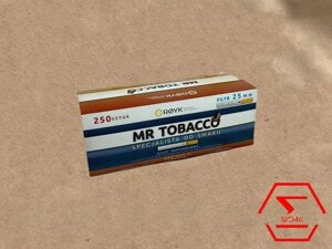 Якісні гільзи MR TOBACCO 250 шт. Гільзи для сигарет.