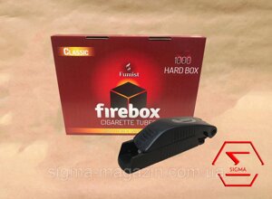 Набір: Гільзи Firebox 1000 шт. Машинка для набивання сигарет DEDO