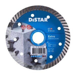 Круг алмазний відрізний Distar Turbo Extra (125x2.2x9x22.23 мм)