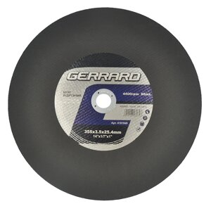 Відрізний круг по металу Gerrard 400х3.5х32 мм 4181850