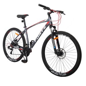 Велосипед Forte Titan МТВ 19"27,5"117172) сіро-червоний