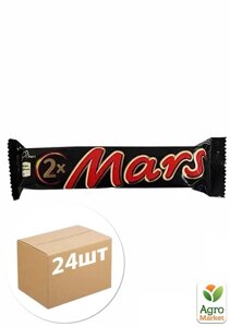 Батон -Марс Макс2 з нугою та карамелею 70 г вгору. 24 шт.