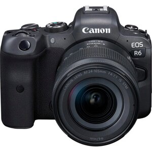 Бездзеркальний фотоапарат Canon EOS R6 Kit RF 24-105mm IS STM (4082C046) Black