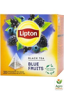 Чай чорний Blue fruit ТМ Lipton 20 пакетиків по 1.8г