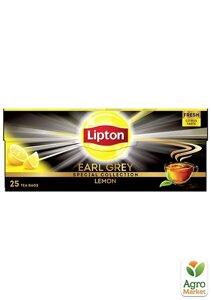 Чай Earl Grey Lemon ТМ Lipton 25 пакетиків по 2г