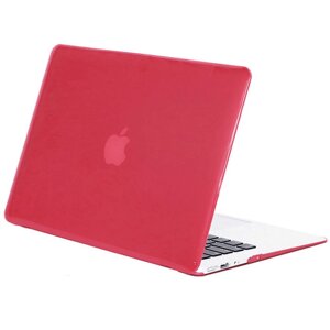 Case-Overly Matte Shell для Apple MacBook Pro touch bar 15 (2016/18) (A1707 / A1990) Red / Wine red (170599)