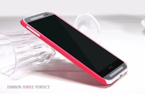 Чохол Nillkin Matte для New HTC One 2 / M8 (плівка) (Рожевий)