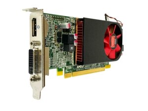 Дискретна відеокарта AMD Radeon R7 250, 2 GB DDR3, 128-bit / 1x DVI, 1x DisplayPort / Для корпусів форм-фактора SFF + Перехідник DVI-VGA