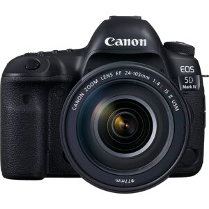 Дзеркальний фотоапарат Canon EOS 5D Mark IV Kit 24-105mm f/4 L II IS USM (1483C030) Black UA