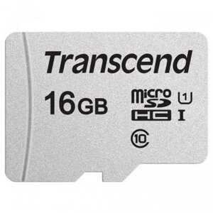 Карта пам'яті transcend microsdhc 300S 16 GB UHS-I (TS16GUSD300S)