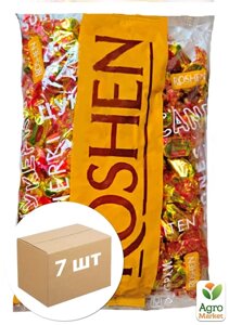 Цукерки Еклер із шоколадною начинкою ТМ Roshen 1 кг упаковка 7 шт
