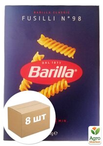 Макарони ТМ Barilla Fusilli №98 спіраль 500г упаковка 8 шт