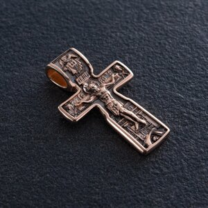 Православний Золотий Хрест Христос. Святий Ніколас P03315