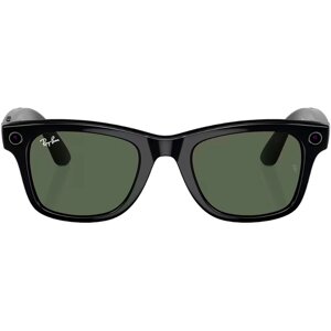 Смарт-окуляри Ray-Ban Meta Wayfarer Shiny Black Frame Green Lenses (RW4006 601/71 50-22)