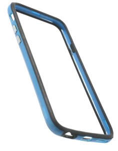 TPU Eggo Bumper для iPhone 6/6S - Black / Baby Blue