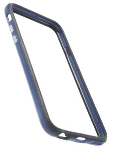 TPU Eggo Bumper для iPhone 6/6S - Black / Dark Blue