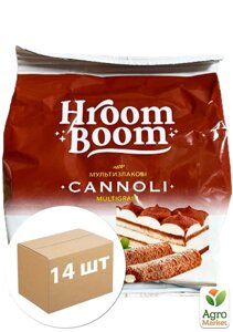 Трубочки Каннолі зі смаком тірамісу TM Hroom Boom 150 г упаковка 14 шт