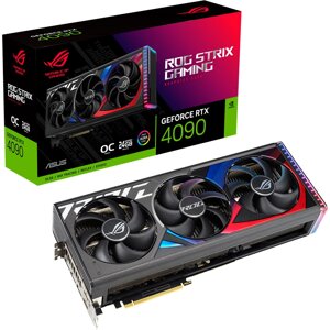 Відеокарта asus ROG strix geforce RTX 4090 OC edition 24GB GDDR6x (ROG-STRIX-RTX4090-O24G-gaming)