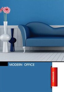 Зошит А4. Серия Modern office 'Dark blue' 48 л. (скоба, лінія)
