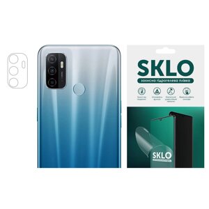 Захисна гідрогелева плівка SKLO ( на камеру ) 4шт. для Oppo A58 4G Прозорий (274191)
