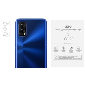 Захисна гідрогелева плівка SKLO (на камеру) 4шт. (тех. пак) для Realme XT Прозорий (176500)