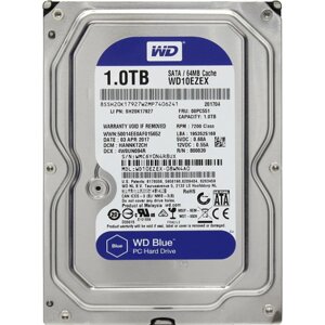 Жорсткий диск 3.5" WD blue 1TB SATA 64MB (WD10EZEX)