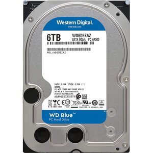 Жорсткий диск 3.5" WD blue 6TB SATA 256MB (WD60EZAZ)