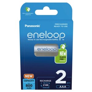 AAA panasonic eneloop AAA 800 2BP MAH NI-MH (BK-4MCDE/2BE) тип типу