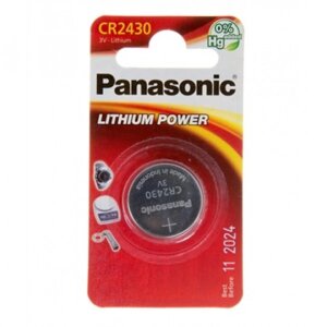 Батарейка panasonic CR 2430 BLI 1 lithium