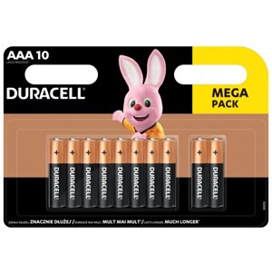 Батарейка тип AAA Duracell MN2400 (LR03) уп. 1х10 шт. (5002509)