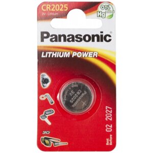 Тип акумулятора CR2025 panasonic CR 2025 BLI 1 lithium
