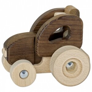 Базовий ігровий транспорт для малюка goki Трактор Натуральний (55911G)