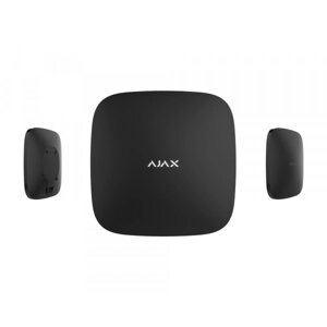 Бездротова станція керування приладами Ajax Hub Plus (GSM+Ethernet+Wi-Fi+3G) Black (000012233)